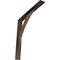 Ekena Millwork Legacy Steel Bracket, Hammered Brown 2"W x 16"D x 16"H BKTM02X16X16LEHBR - alternate 1